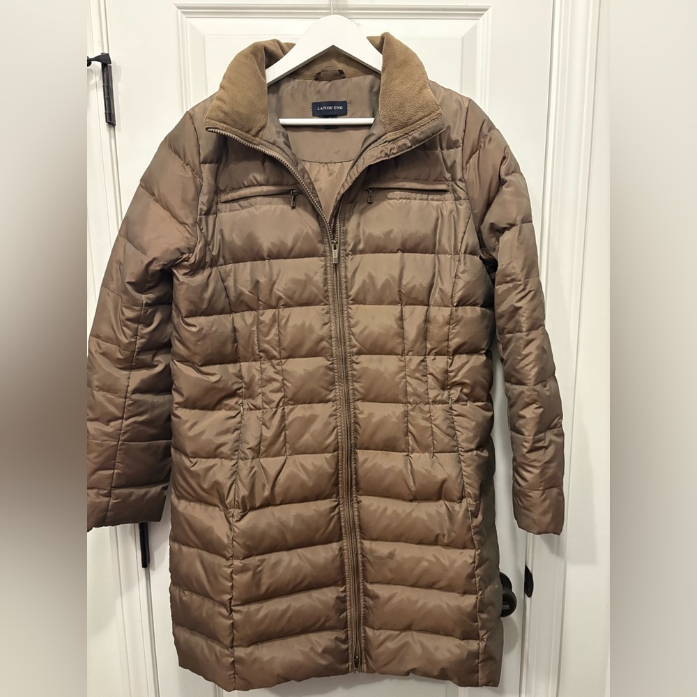 Lands' End Women's long Puffer Jacket